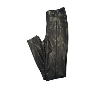 Express Women’s Faux Black Leather Leggings Size Small